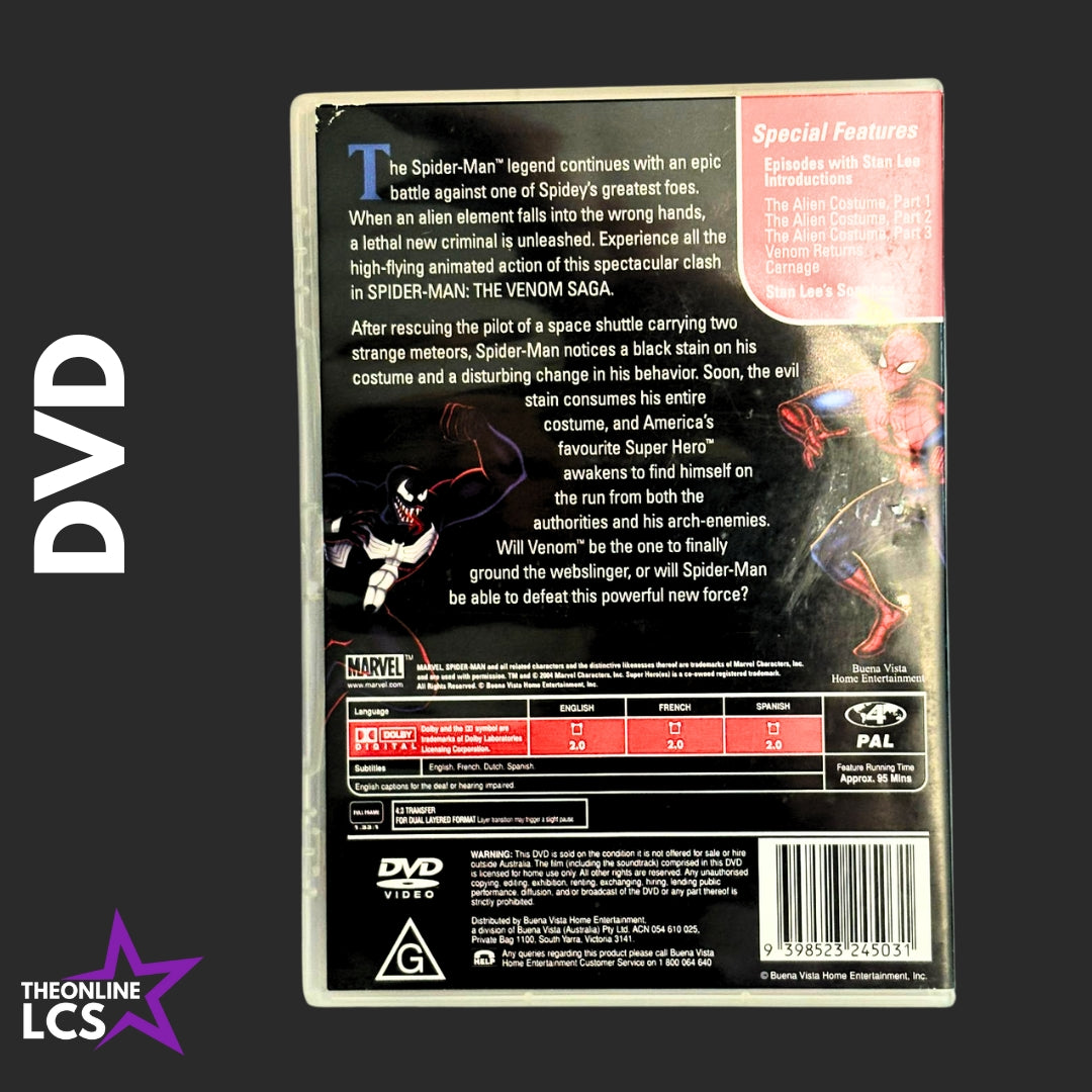 Marvel Spider-Man The Venom Saga E32450 DVD