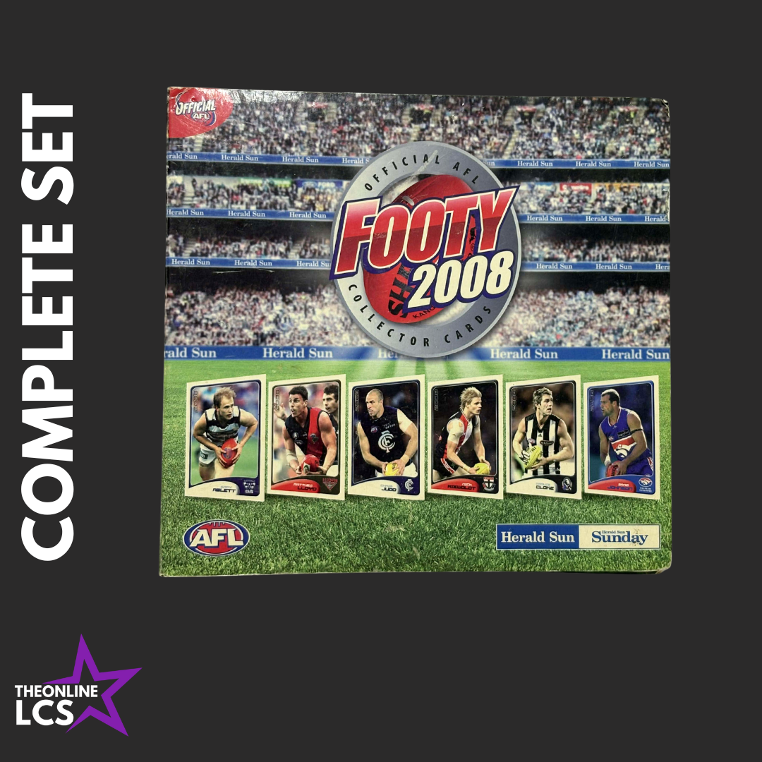 Herald Sun Footy 2008 AFL Folder Complete Set