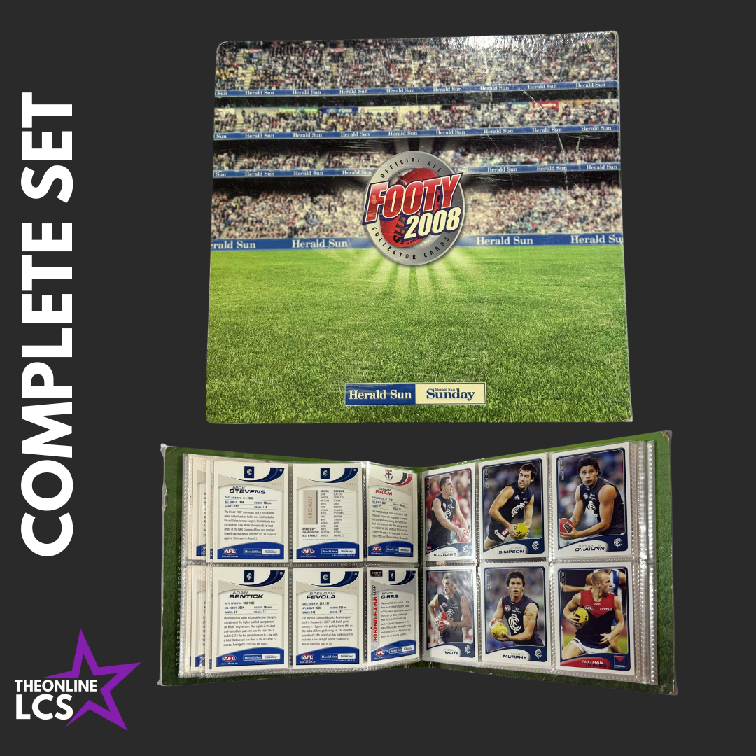 Herald Sun Footy 2008 AFL Folder Complete Set