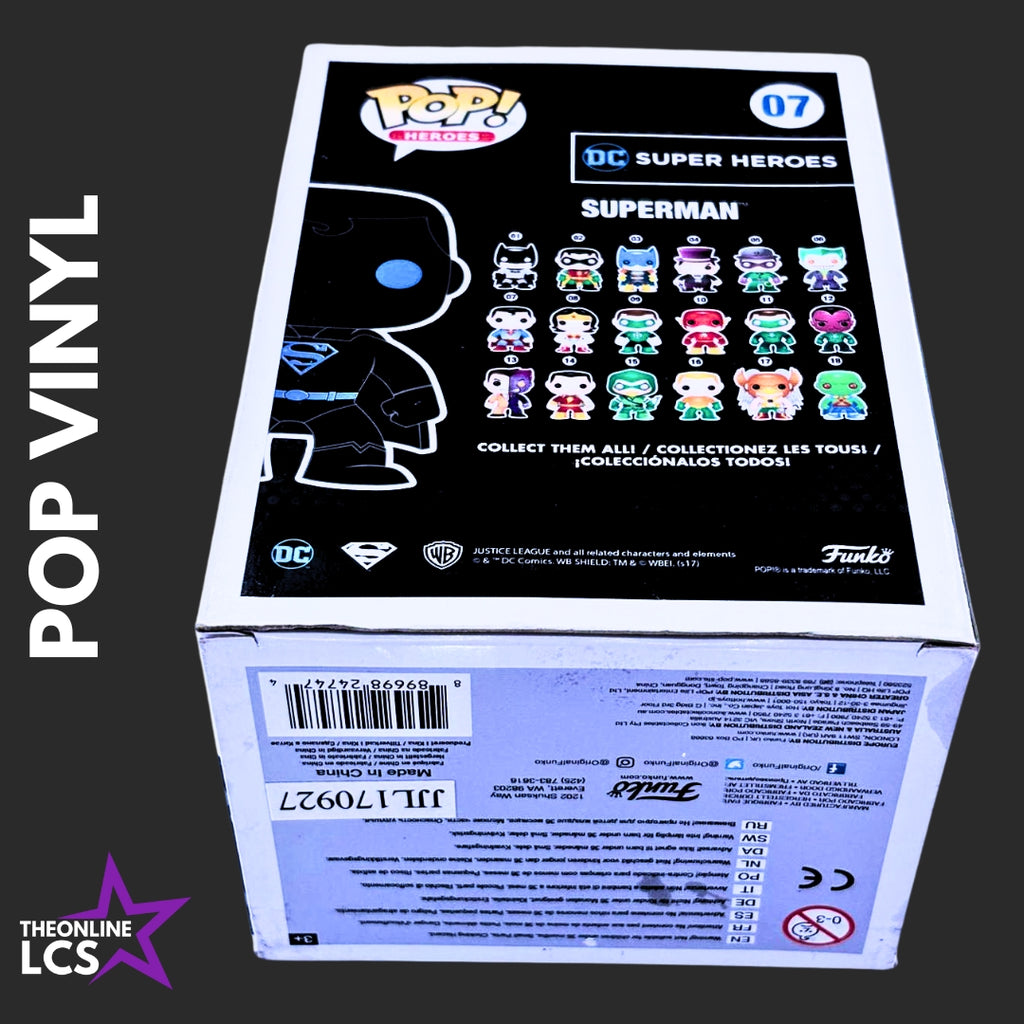 Funko Pop! DC Super Heroes Superman Glow in the Dark #07