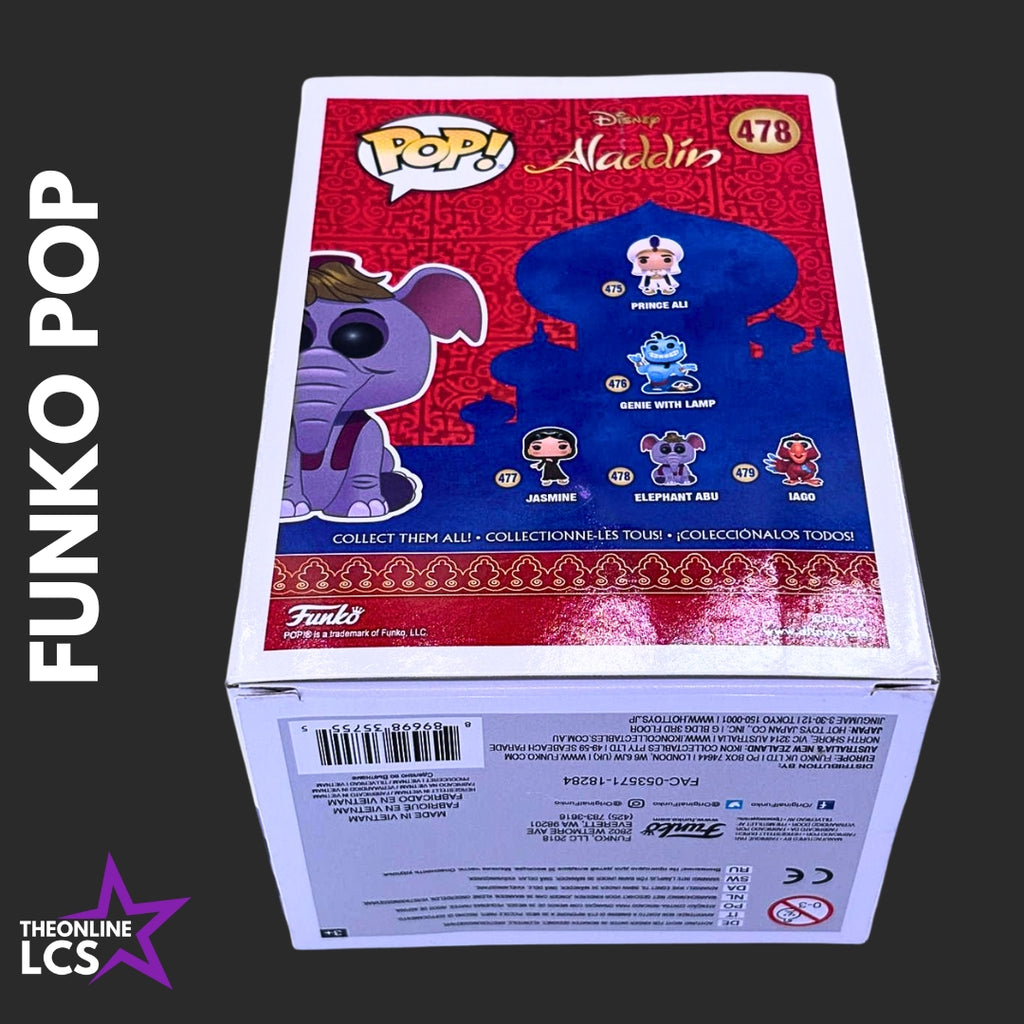 Funko Pop! Disney Aladdin Elephant Abu #478