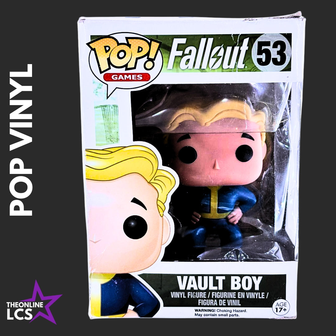 Funko Pop! Fallout Vault Boy #53 Damaged Box