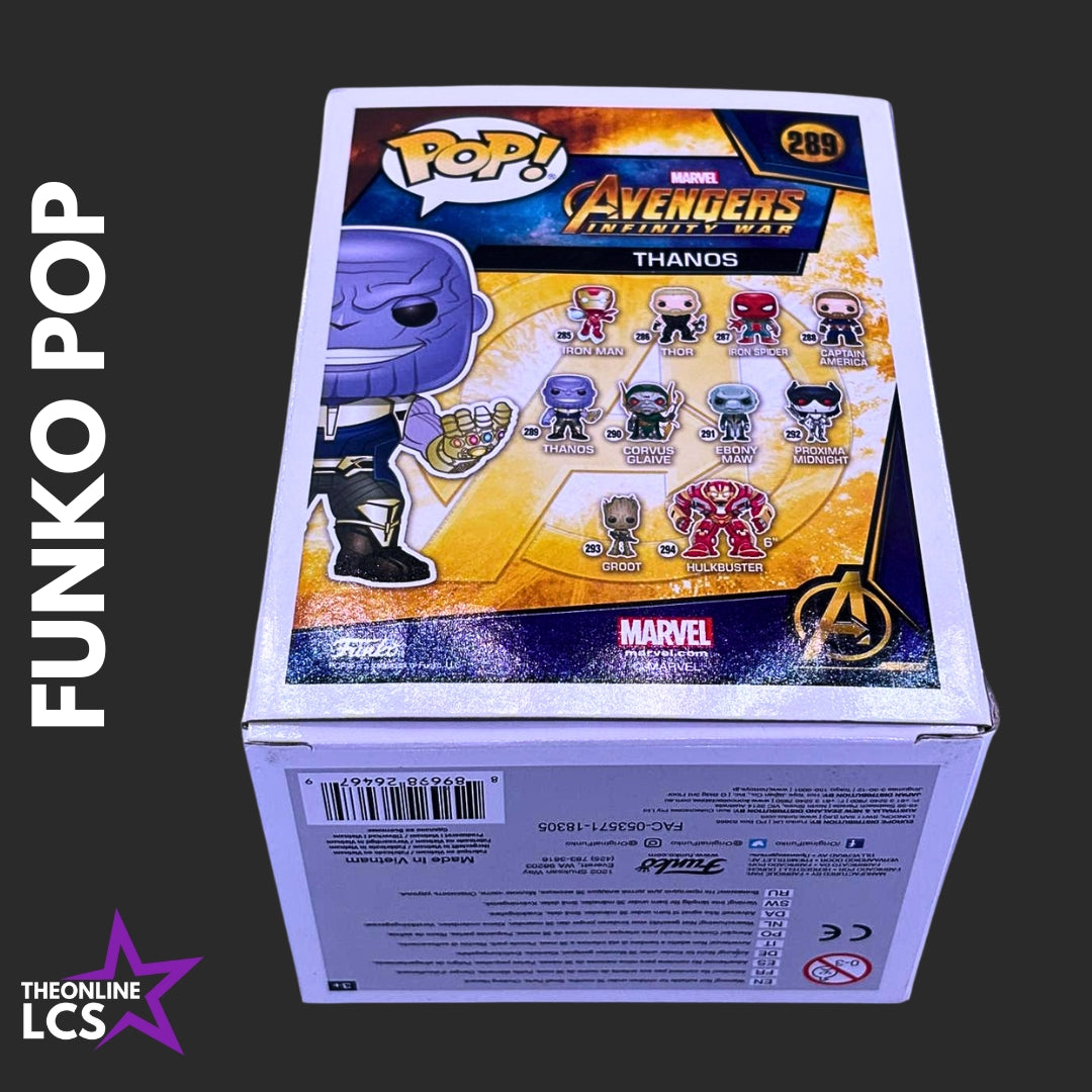 Funko Pop! Marvel Avengers Inifinity War Thanos #289 Special Edition