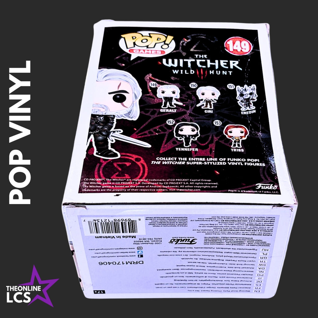 Funko Pop! The Witcher Geralt #149 Damaged Box