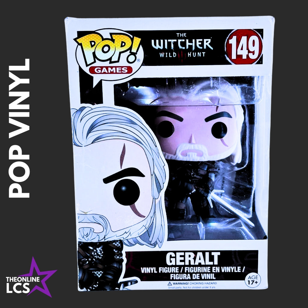 Funko Pop! The Witcher Geralt #149 Damaged Box