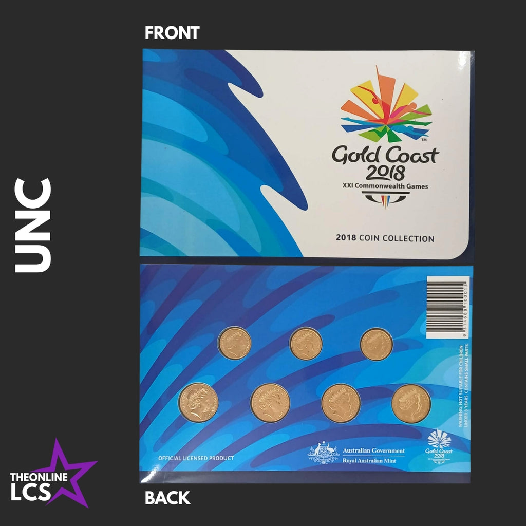 2018 Gold Coast XXI Commonwealth Games Uncirculated 7-Coin Collection UNC