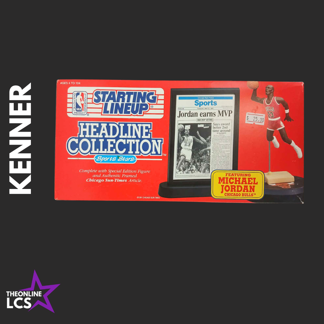 1992 Kenner Starting Lineup Headline Collection Michael Jordan New In Box