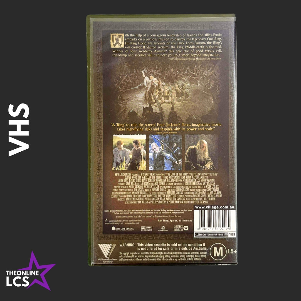 Roadshow Lord of The Rings The Fellowship of The Ring 103555 VHS