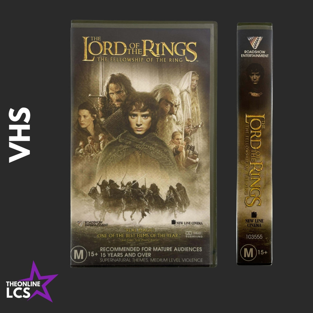 Roadshow Lord of The Rings The Fellowship of The Ring 103555 VHS