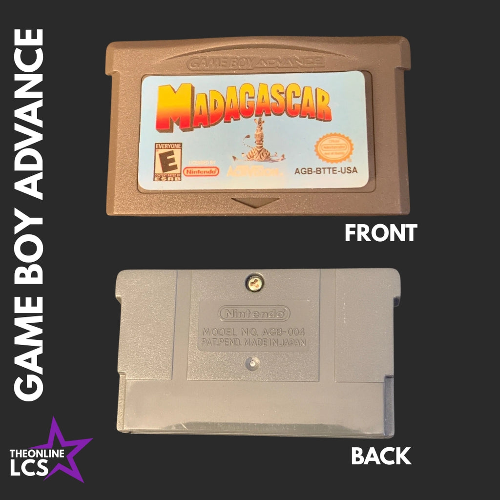 Nintendo Game Boy Advance Madagascar Cartridge Only