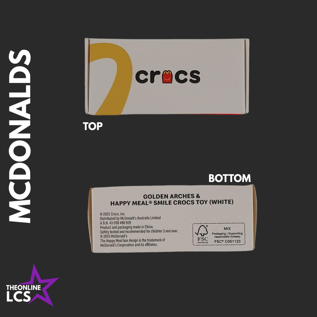 2025 McDonalds Happy Meal Toy Crocs (White)