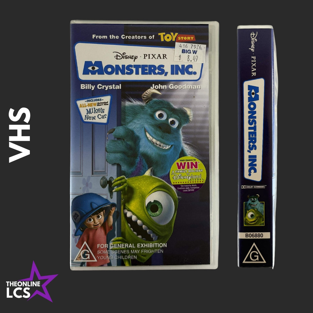 Walt Disney Monsters, Inc. Sealed VHS