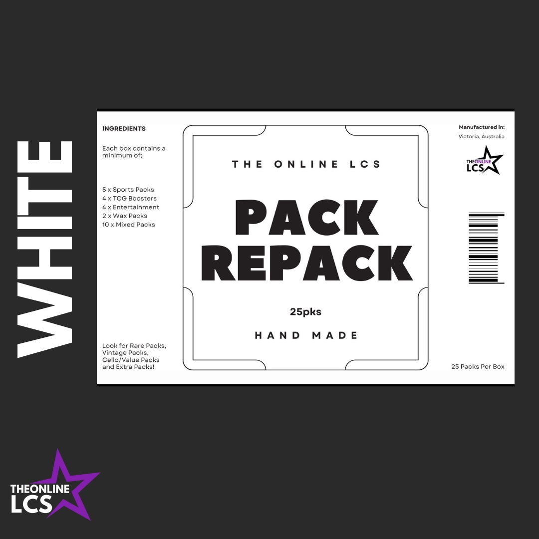 The Online LCS Pack Repack White Label - 25 Packs