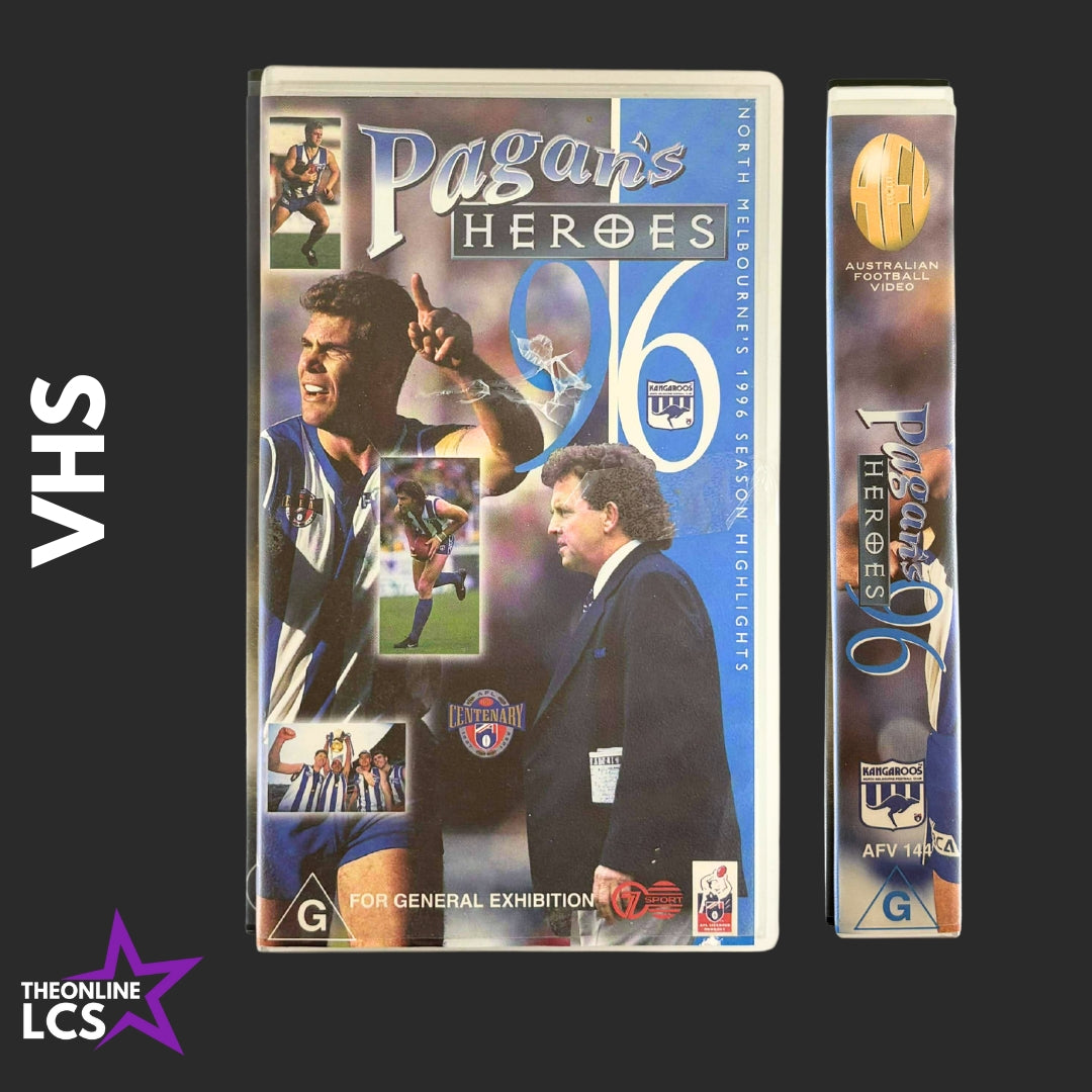 1996 AFL North Melbourne Pagan's Heroes Season Highlights VHS