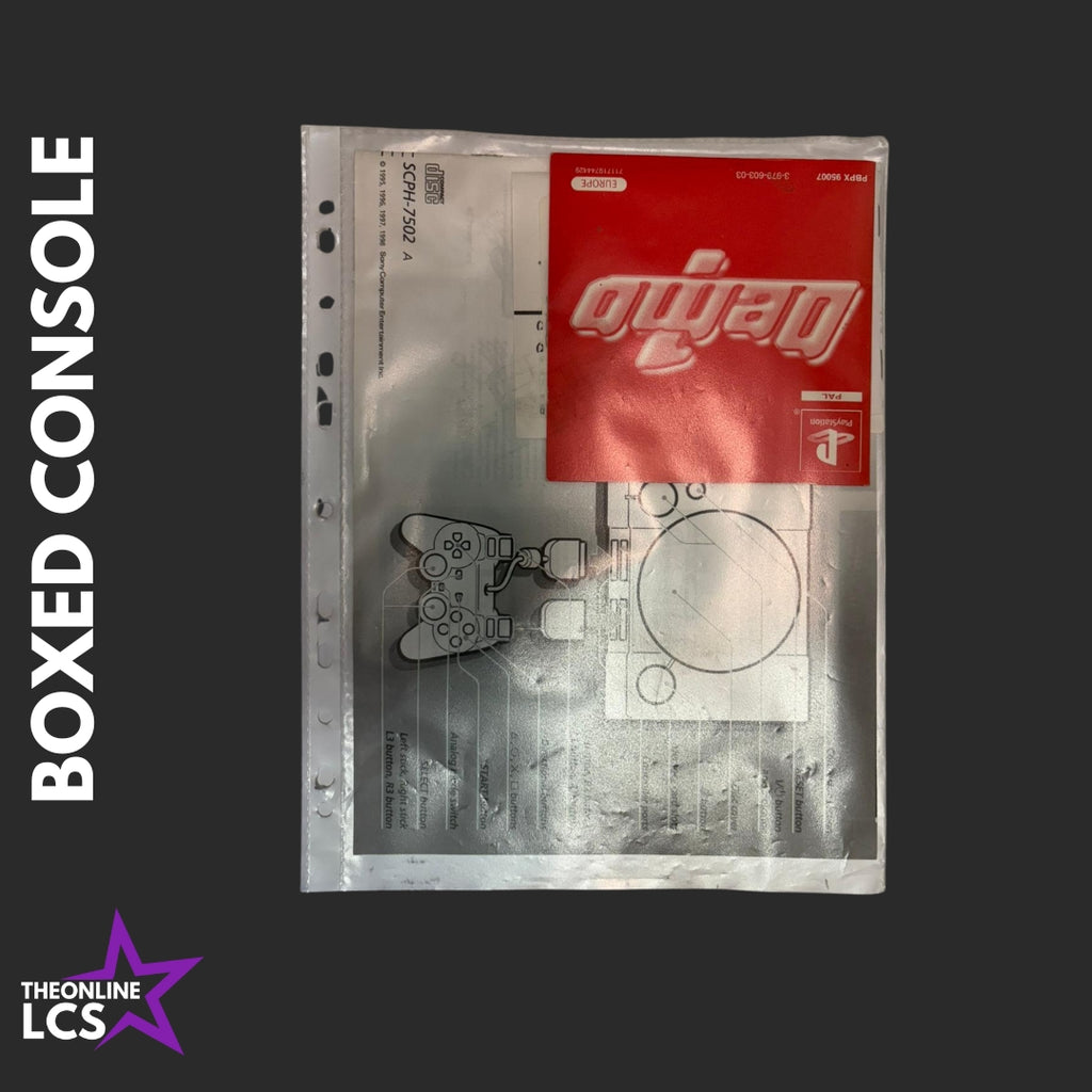 Sony PlayStation 1 Dual Shock Console SCPH-7502 A Complete Boxed