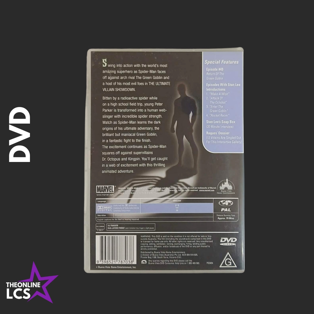 Marvel Spider-Man The Ultimate Villain Showdown E17870 DVD