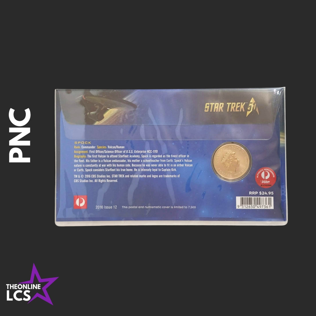 2016 Star Trek Leonard Nimoy Spock $1 PNC /7,500