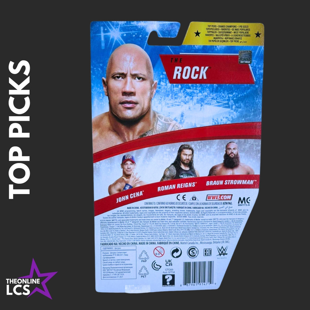 Mattel WWE Top Picks Basic Action Figure The Rock