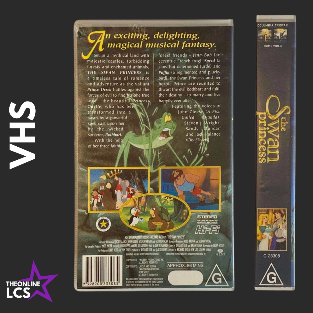 Columbia Tristar The Swan Princess VHS