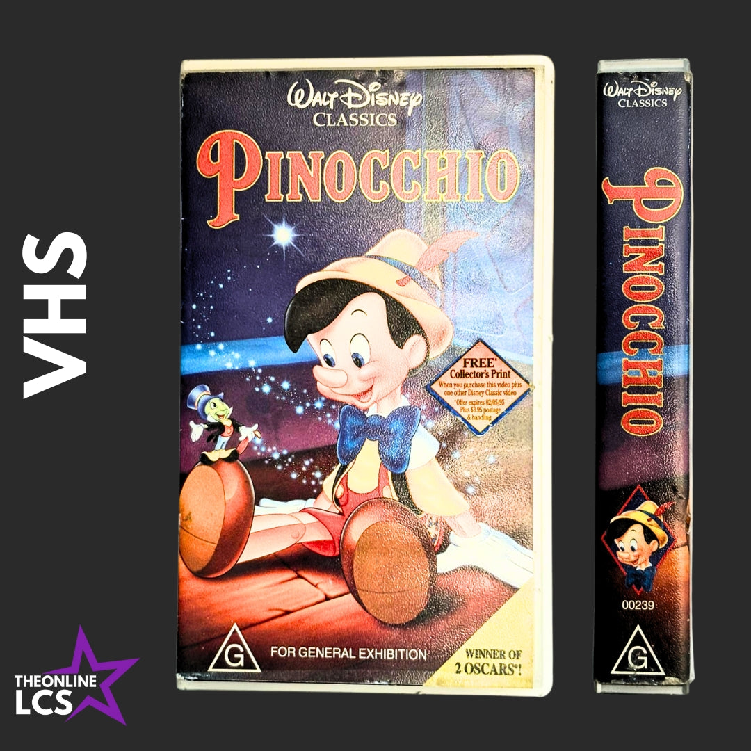 Walt Disney Classics Pinocchio VHS