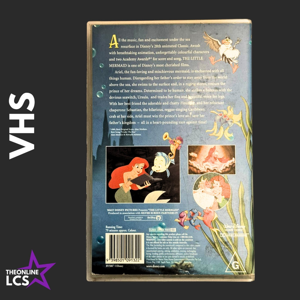 Walt Disney Classics The Little Mermaid VHS
