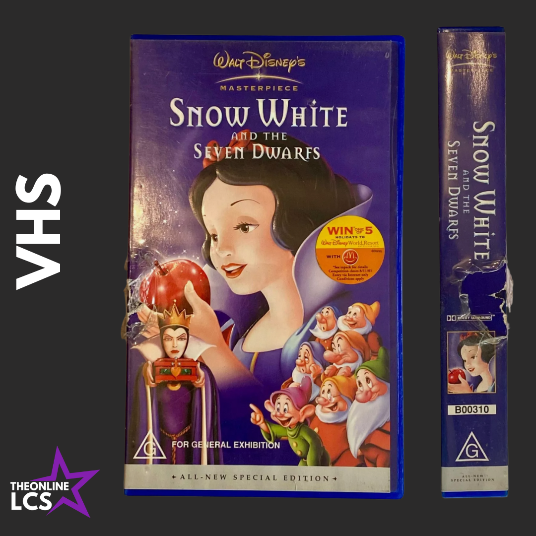 Walt Disney Masterpieces Snow White and the Seven Dwarfs Special Edition VHS