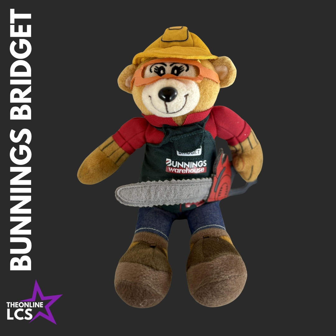 2025 Bunnings Bridget Bear with Chainsaw 30cm Plush