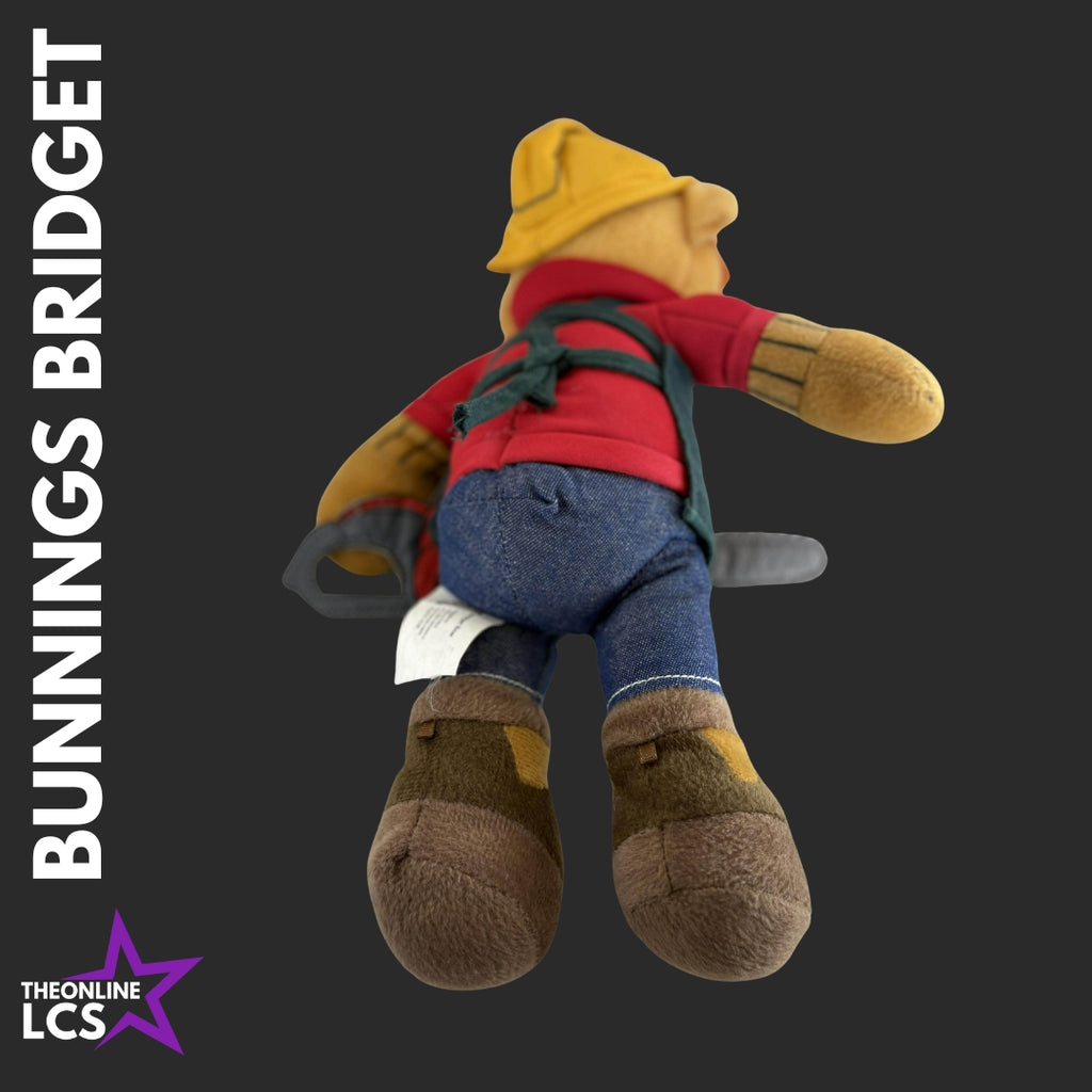 2025 Bunnings Bridget Bear with Chainsaw 30cm Plush